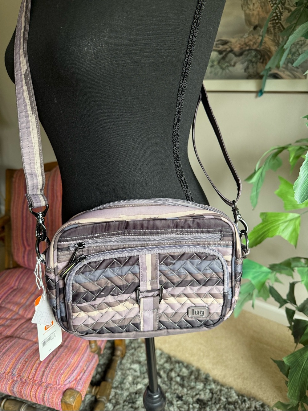 lug Carousal Quilted Crossbody Bag